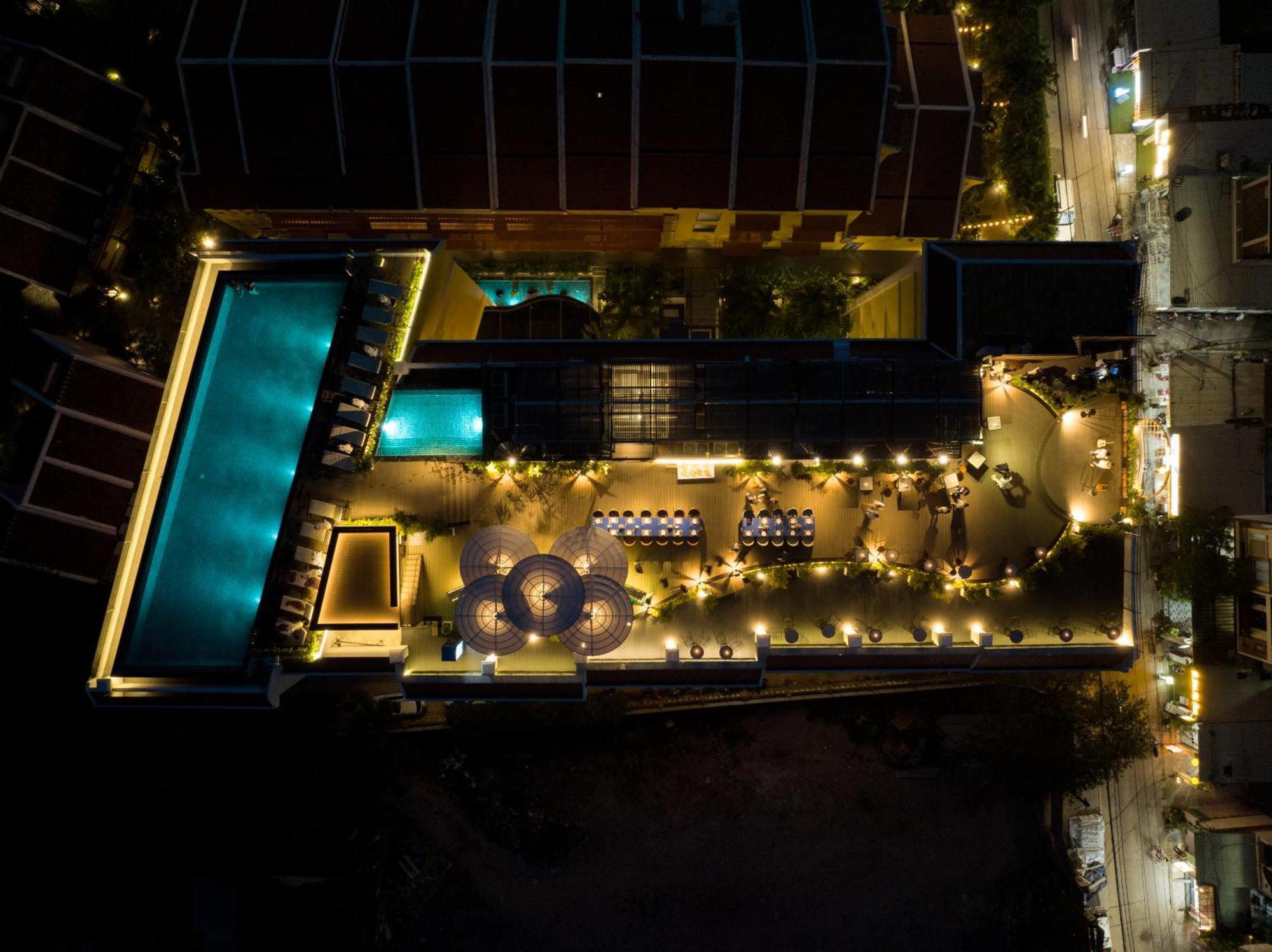 Bel Marina Hoi An Resort Екстериор снимка Aerial view of the hotel